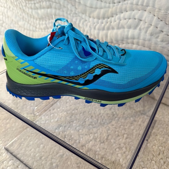 Saucony Peregrine 11 Trail Running Shoes – Women’s 9.5 –Royal, Limelight - Picture 17 of 17